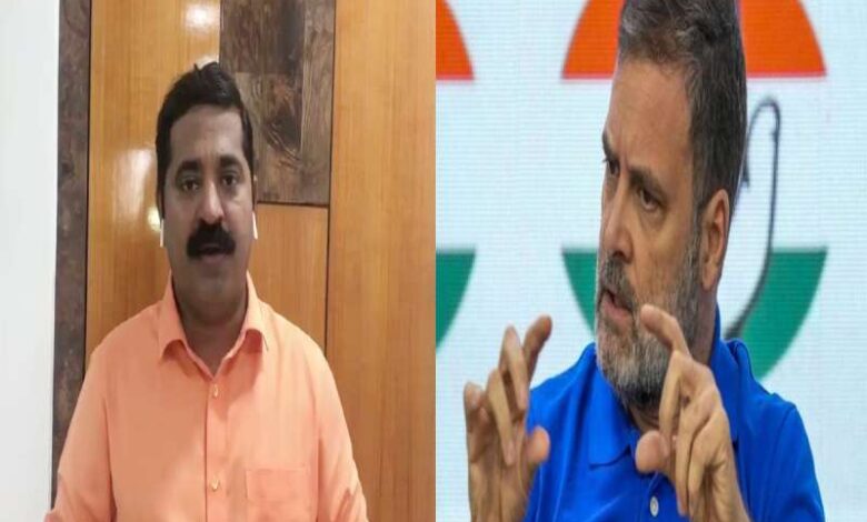 Congress leader Rahul Gnadhi BJP leader Ram Kadam