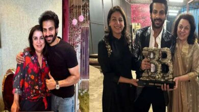 Farah Khan had dinner with Bigg Boss 18 winner Karan Veer Mehra clicked pictures