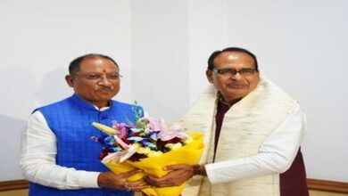 Shivraj Singh Chouhan visits Chhattisgarh