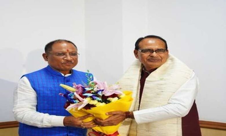 Shivraj Singh Chouhan visits Chhattisgarh