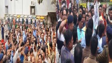 There was a huge uproar between Congress and BJP workers CG 3