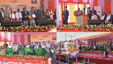 Three new trains launched one new Road Over Bridge dedicated to the nation