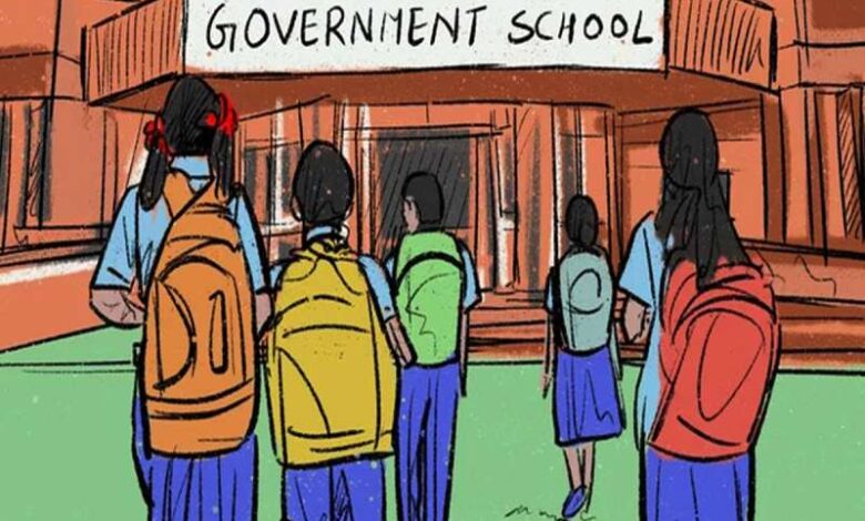 government schools are dependent on a single teacher